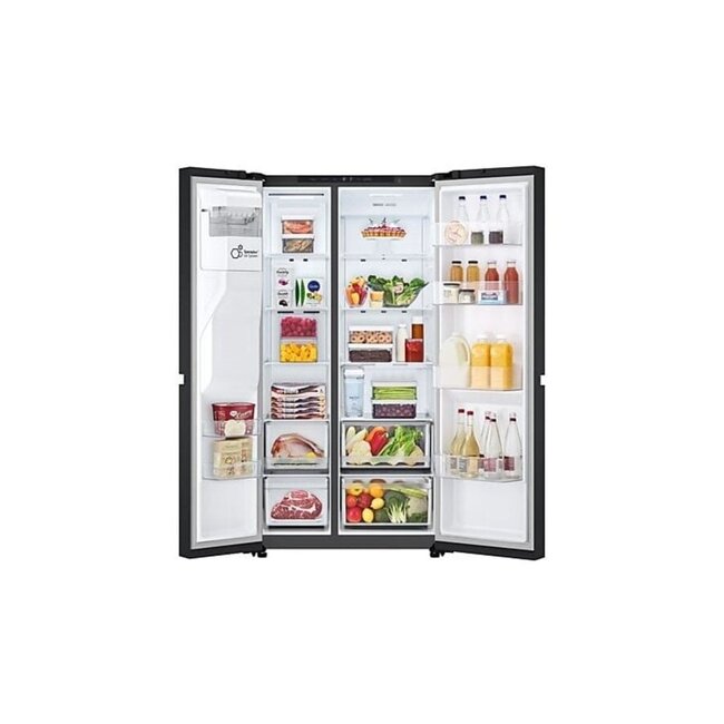 LG GSLC41EPPE | Amerikaanse koelkast | Zwart | ThinQ