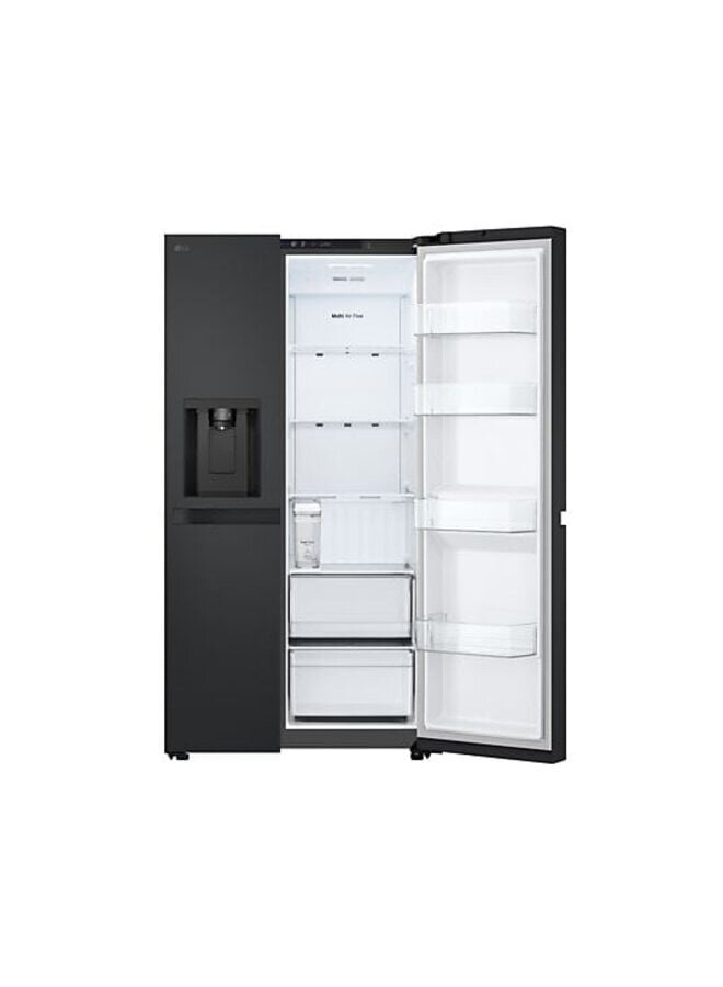 LG GSLC41EPPE | Amerikaanse koelkast | Zwart | ThinQ