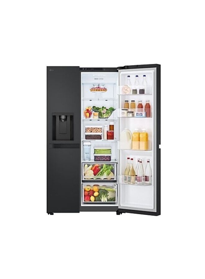 LG GSLC41EPPE | Amerikaanse koelkast | Zwart | ThinQ