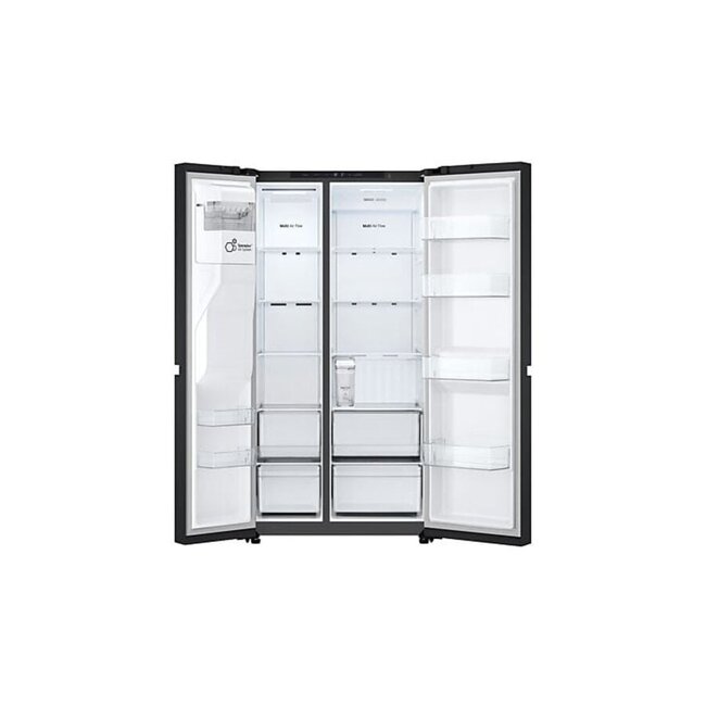 LG GSLC41EPPE | Amerikaanse koelkast | Zwart | ThinQ