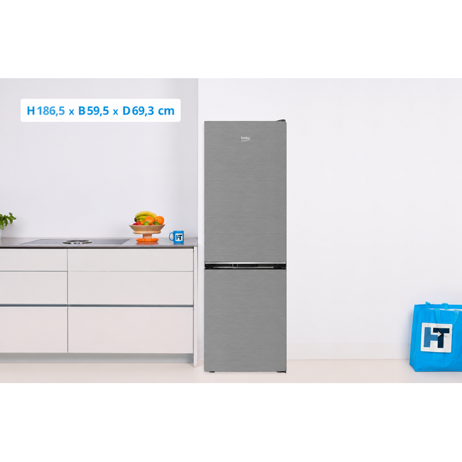 Beko B5RCNA376HXB | Koelvriescombinatie | RVS