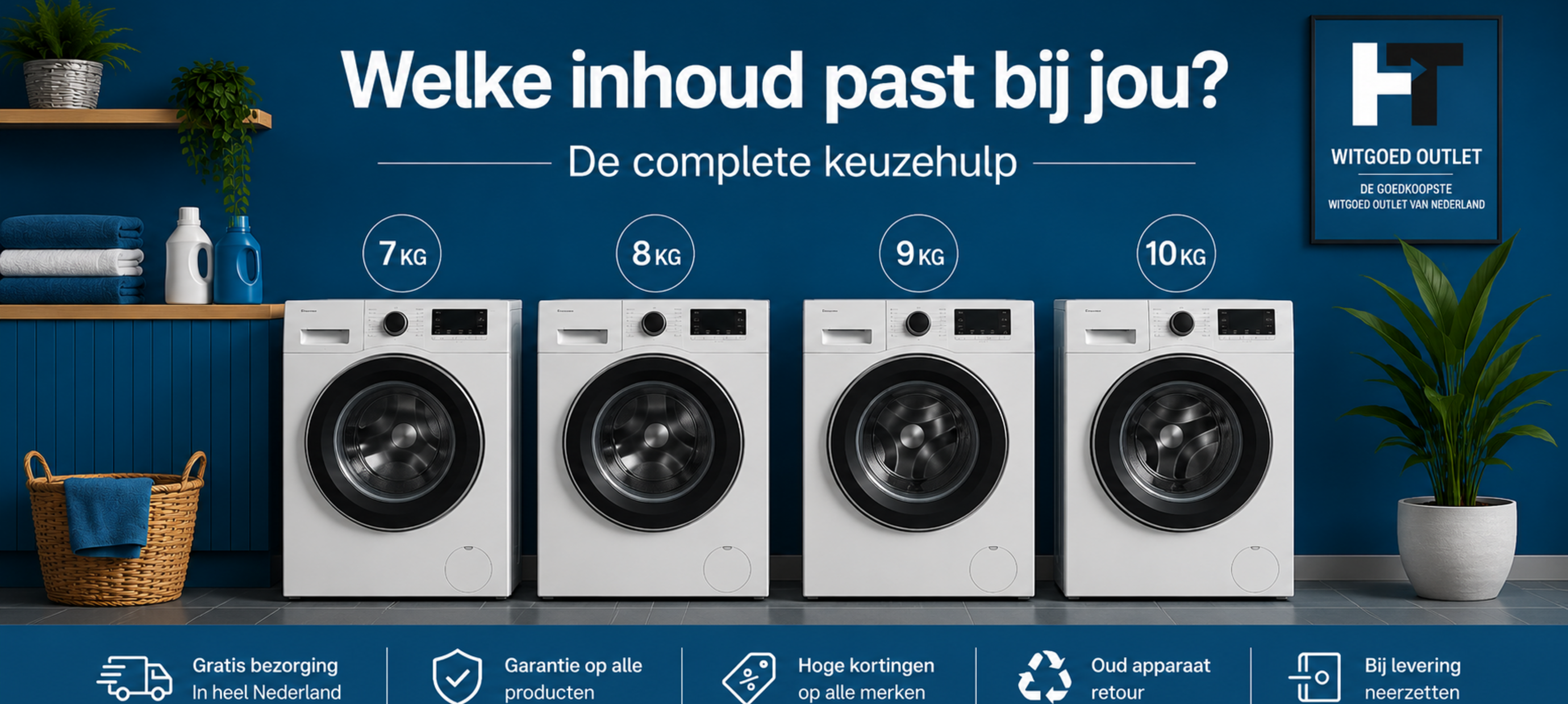 Hoeveel kilo wasmachine heb ik nodig?