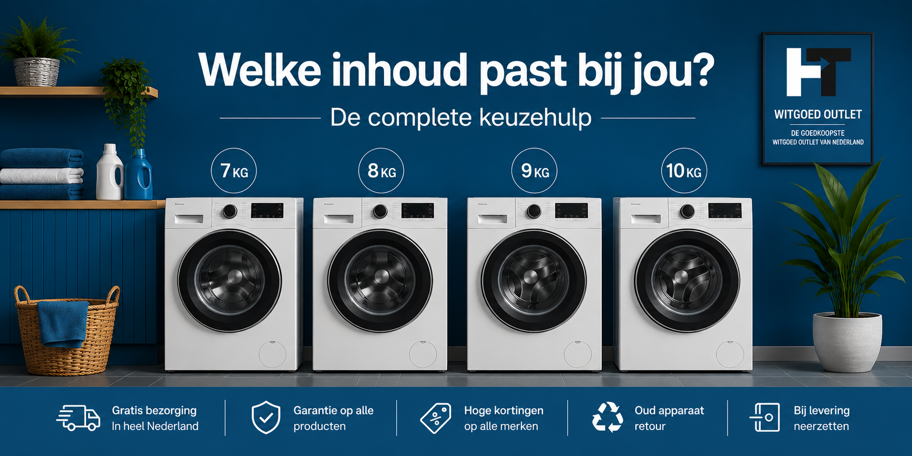 Hoeveel kilo wasmachine heb ik nodig?