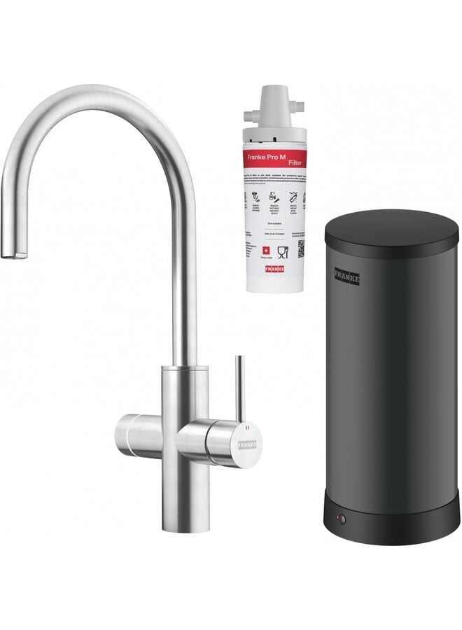 Maris 3 in 1 Kokend water keukenkraan RVS | 7 Ltr