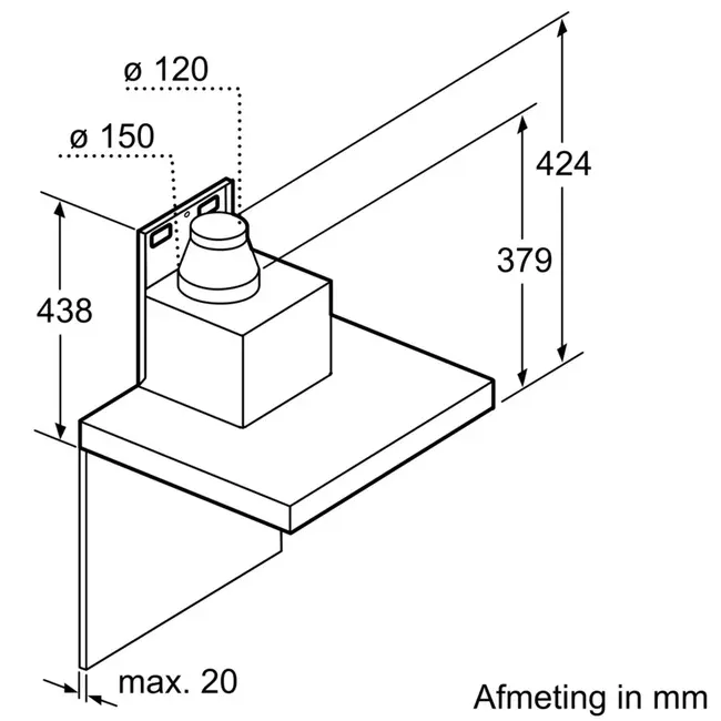 Siemens LC97BCP50  | Afzuigkap |  90 cm