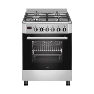 Wiggo WO-E609B (XX) gasfornuis | RVS  | 60 cm