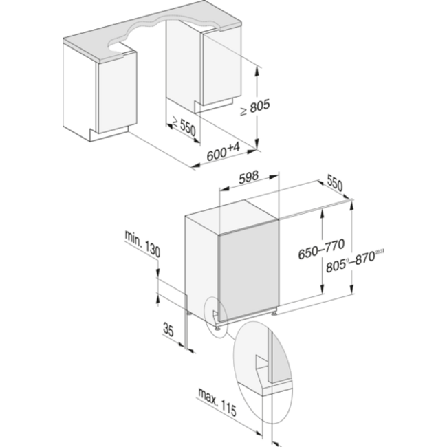 Miele G7160 Scvi | Inbouw vaatwasser | AutoDos | Wifi | Autodeur