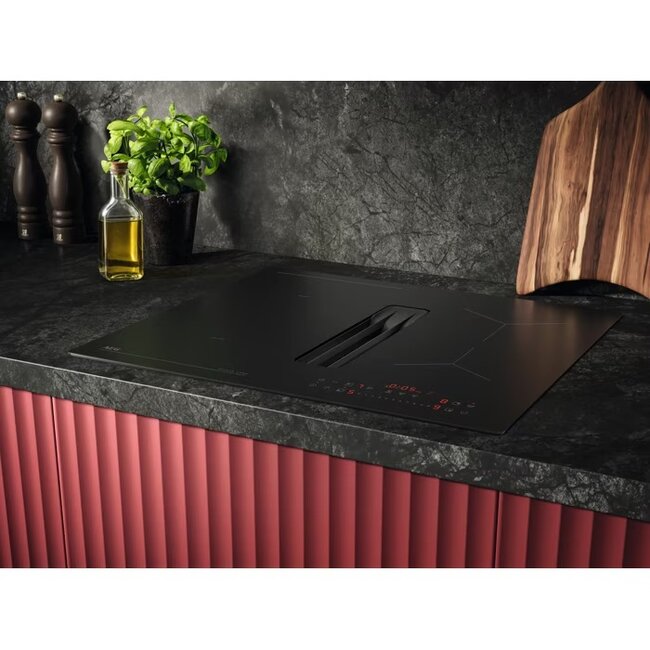 AEG XUB6643IT | Inductie kookplaat met afzuiging | 60 cm | SaphirMatt