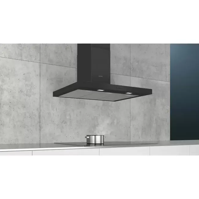Siemens LC96BBC60 | Afzuigkap | Wandschouw | 90 cm | Zwart