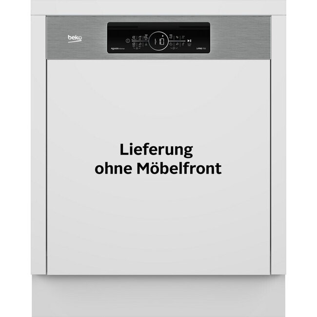 Beko BDSN36462XP | Half geintegreerde vaatwasser | A label