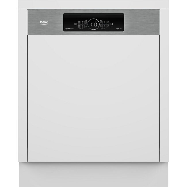 Beko BDSN36462XP | Half geintegreerde vaatwasser | A label