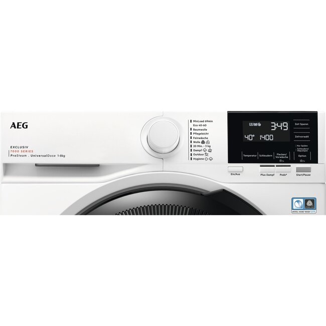 AEG  LR7E60489 | Wasmachine |  8 kg | ProSteam