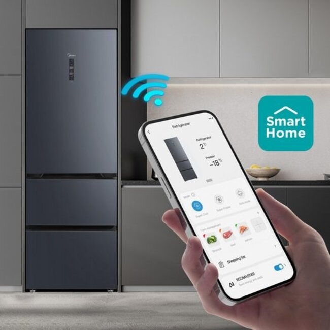 Midea MDRB542BIE70 | Koelvriescombinatie | Insta-Fit Master