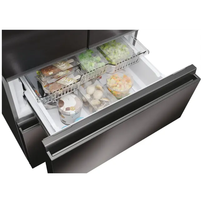 Haier HFR3718DNMD | Amerikaanse koelkast | French Door | Inox