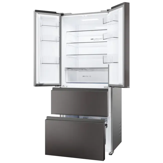 Haier HFR3718DNMD | Amerikaanse koelkast | French Door | Inox