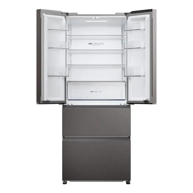 Haier HFR3718DNMD | Amerikaanse koelkast | French Door | Inox