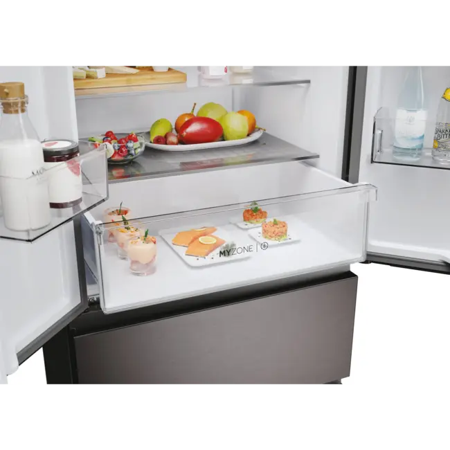 Haier HFR3718DNMD | Amerikaanse koelkast | French Door | Inox