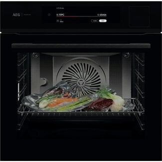 AEG BS9900B | Combi hetelucht stoomoven | 60cm | Zwart AEG BS9900B | Combi hetelucht stoomoven | 60cm | Zwart