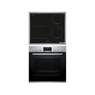 Bosch HND616LS62 | Inbouw oven set | Inductiekookplaat | RVS