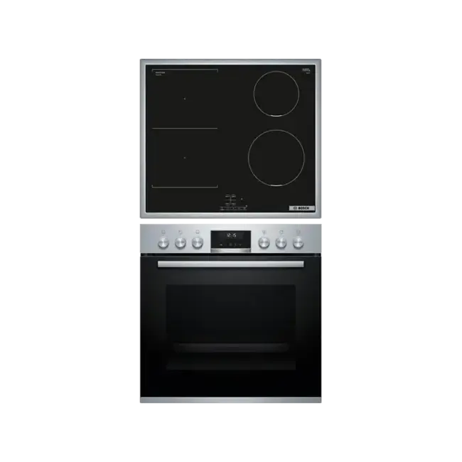 Bosch HND616LS62 | Inbouw oven set | Inductiekookplaat | RVS