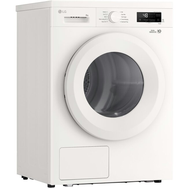 LG RHX1008NWH | Warmtepompdroger | 8 kg | Zelfreinigend