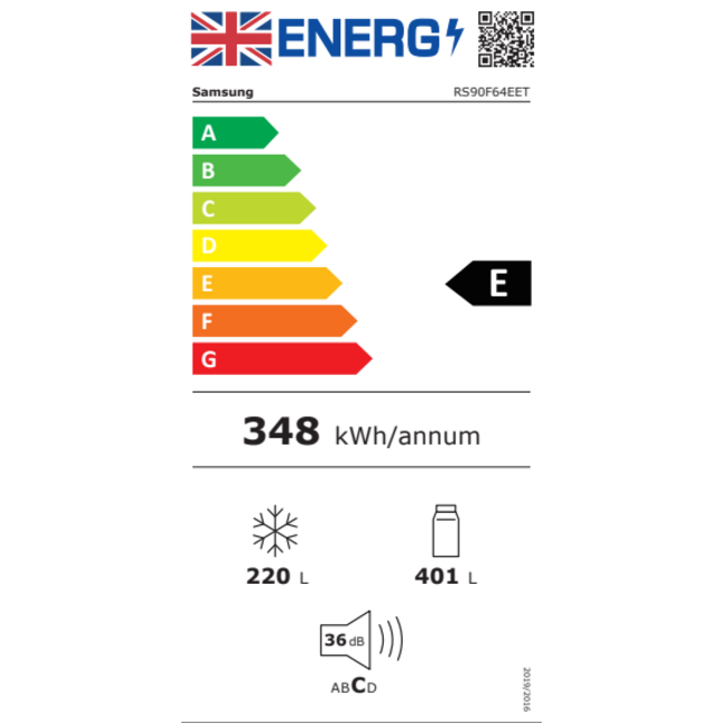 Samsung RS90F64EET | Amerikaande koelkast | Family Hub
