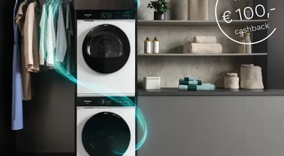 Siemens cashback actie wassen en drogen