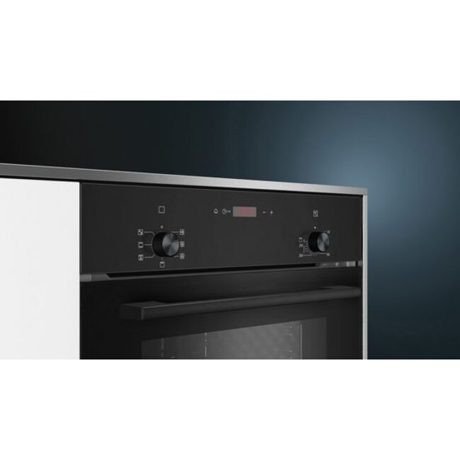 Siemens HB013FBB1 | Inbouw oven | 60 cm | Zwart