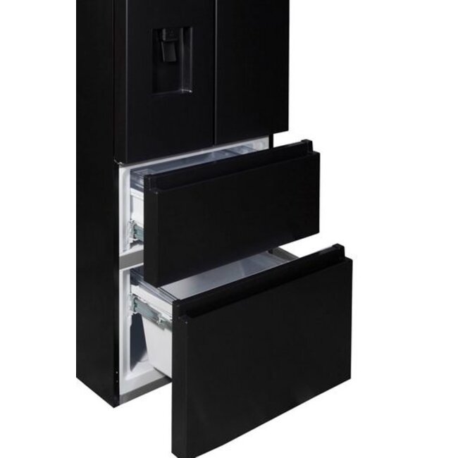 Hisense RF632N4WFE | Amerikaanse koelkast | 70 cm | Zwart