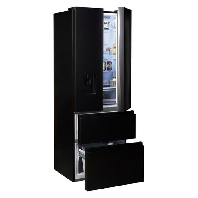 Hisense RF632N4WFE | Amerikaanse koelkast | 70 cm | Zwart