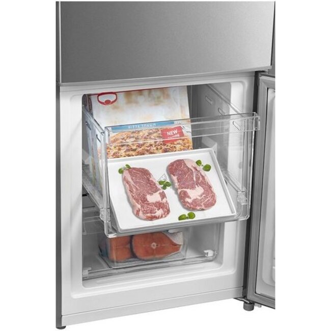 Hanseatic HKGK18055CI | Koelvriescombinatie | RVS | C