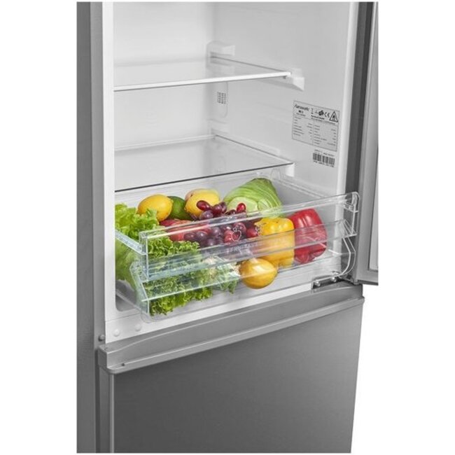 Hanseatic HKGK18055CI | Koelvriescombinatie | RVS | C