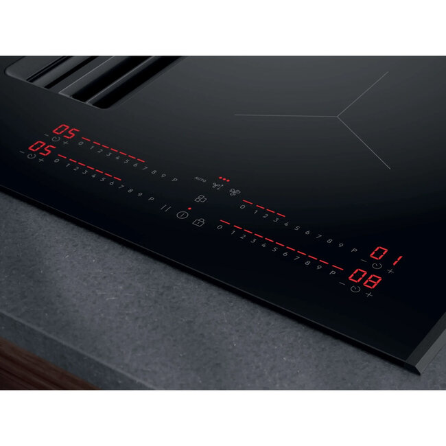 AEG XUB6745AB | Inductie kookplaat met afzuiging | 70 cm