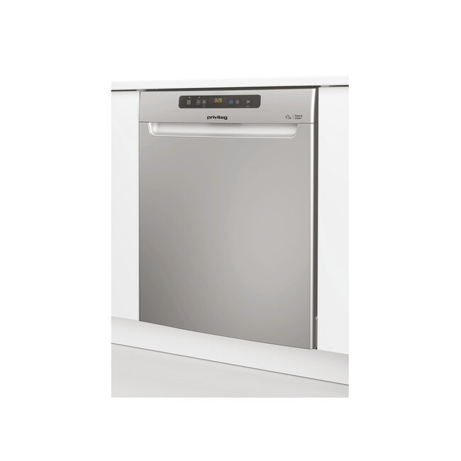 Privileg ( Bauknecht ) Privileg P0U ECO D551 S | Onderbouw vaatwasser | RVS