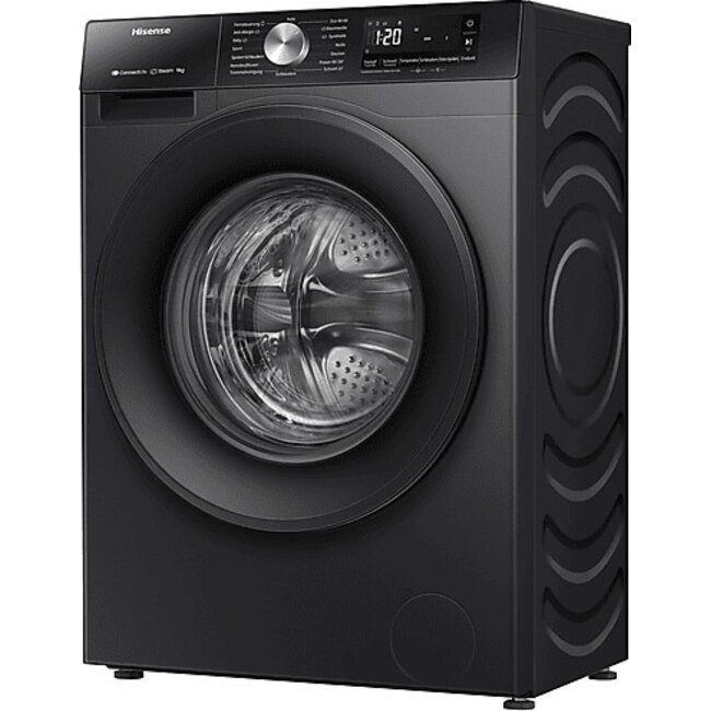 Hisense WF3S9043BB1 | Wasmachine | 9 kg | Zwart