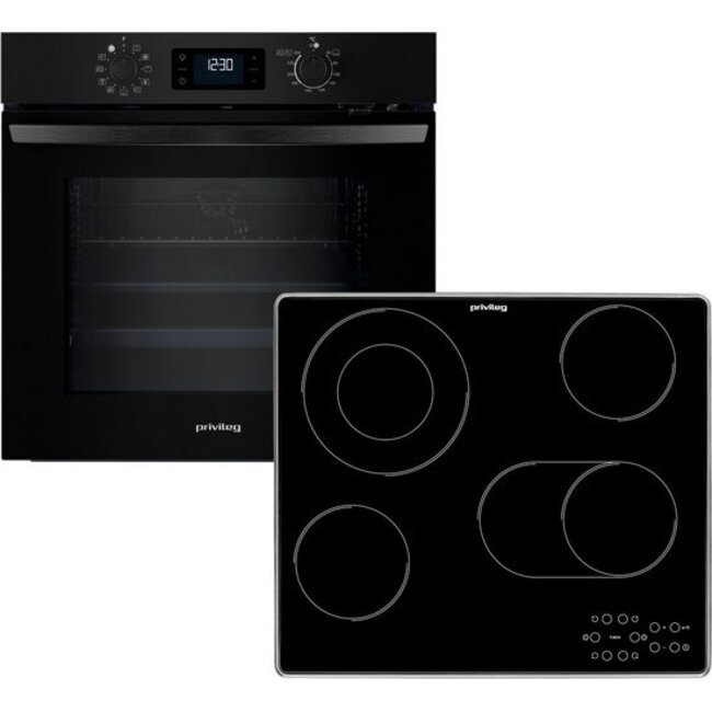 Privileg ( Bauknecht ) Privileg BAKO Turn&Cook 455 | Inbouw ovenset | Black