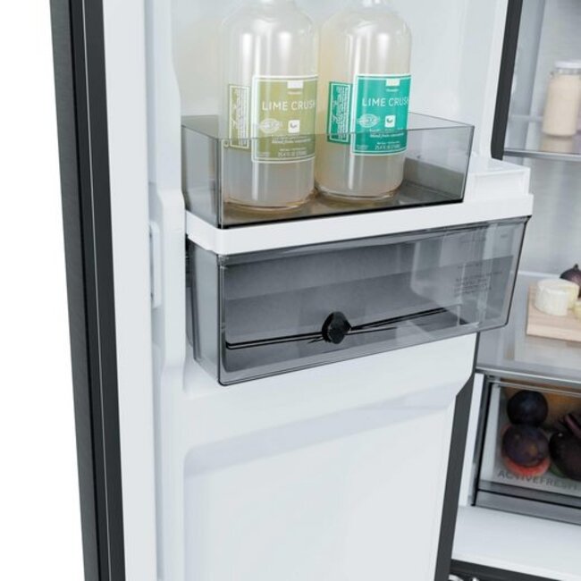 Haier HCR58S18CWMB | Multi Door | Amerikaanse koelkast | Zwart