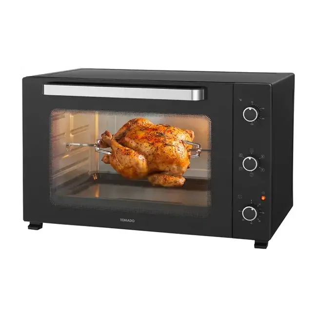 Tomado TEO7501B | Vrijstaande oven| 75 Ltr | Zwart