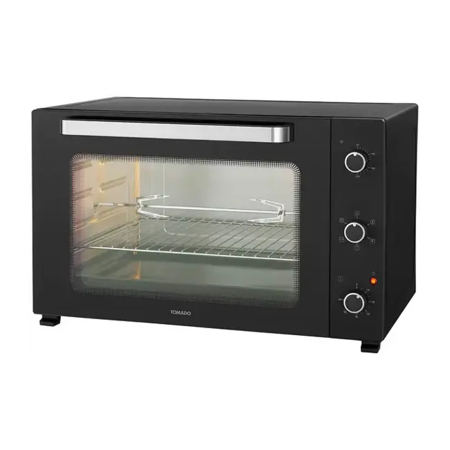 Tomado TEO7501B | Vrijstaande oven| 75 Ltr | Zwart