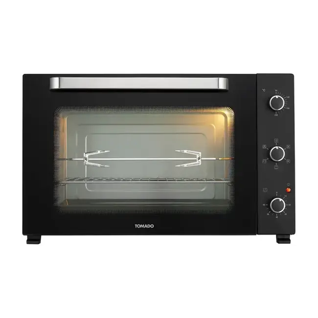 Tomado TEO7501B | Vrijstaande oven| 75 Ltr | Zwart