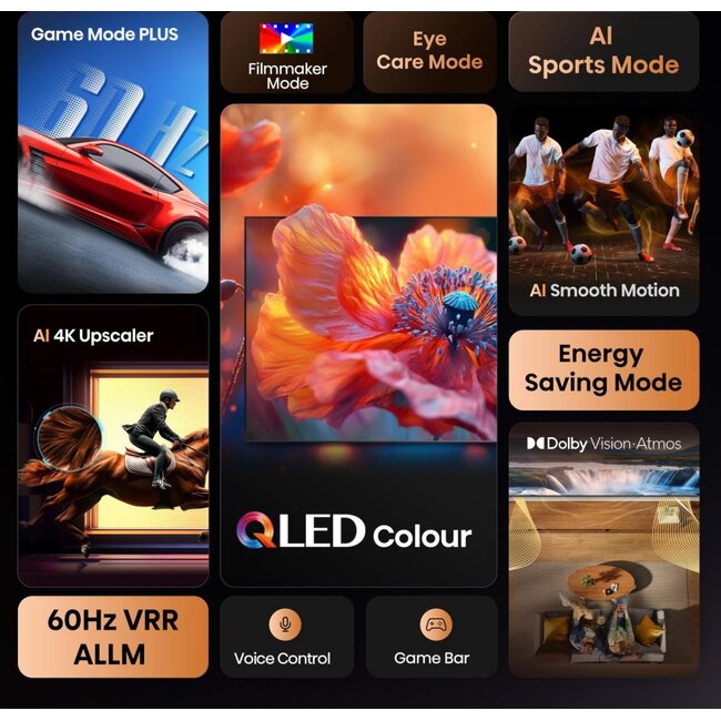 Hisense 43E7Q 43 | E7Q | Hi-QLED |  Smart TV 4K 60 Hz