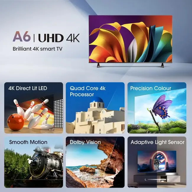Hisense 65A6N | UHD Smart TV 4K 60 Hz | 65 Inch