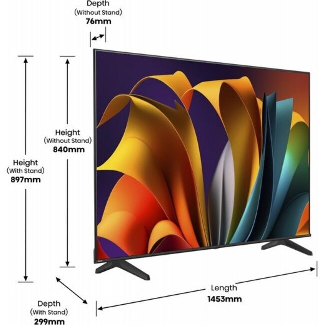 Hisense 65A6N | UHD Smart TV 4K 60 Hz | 65 Inch