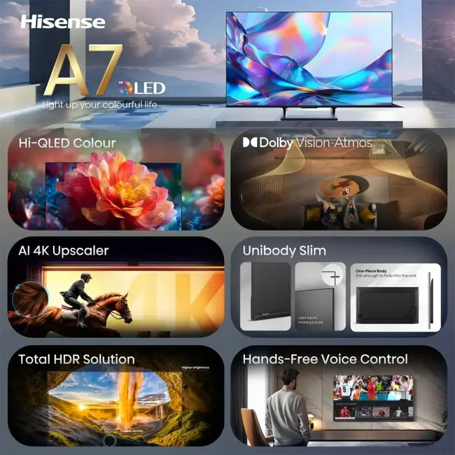 Hisense 55A6S | UHD Smart TV 4K 60 Hz | 2026