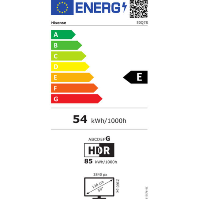 Hisense 50Q7S | Hi-QLED Smart TV 4K 60 Hz | 50 inch |  2026
