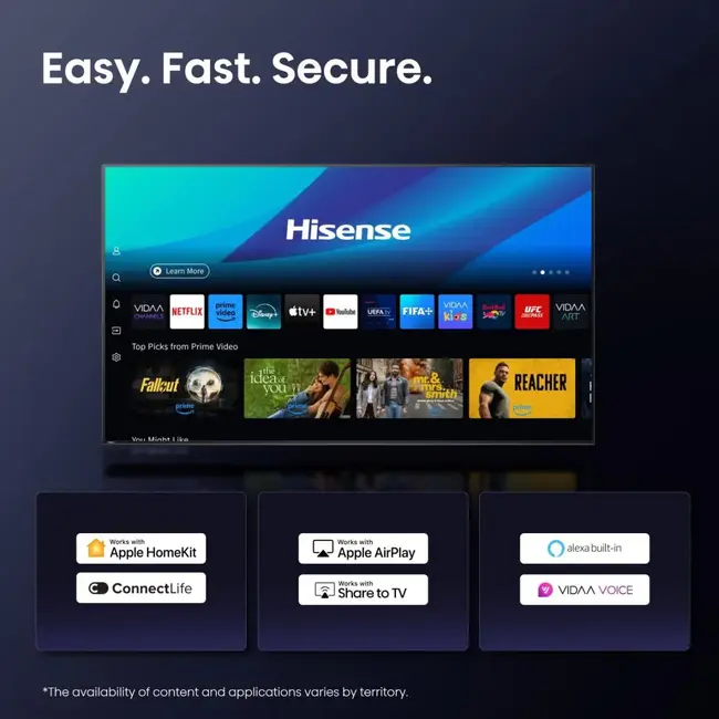 Hisense 50A7Q | Hi-QLED Smart TV 4K 60 Hz | 50 inch