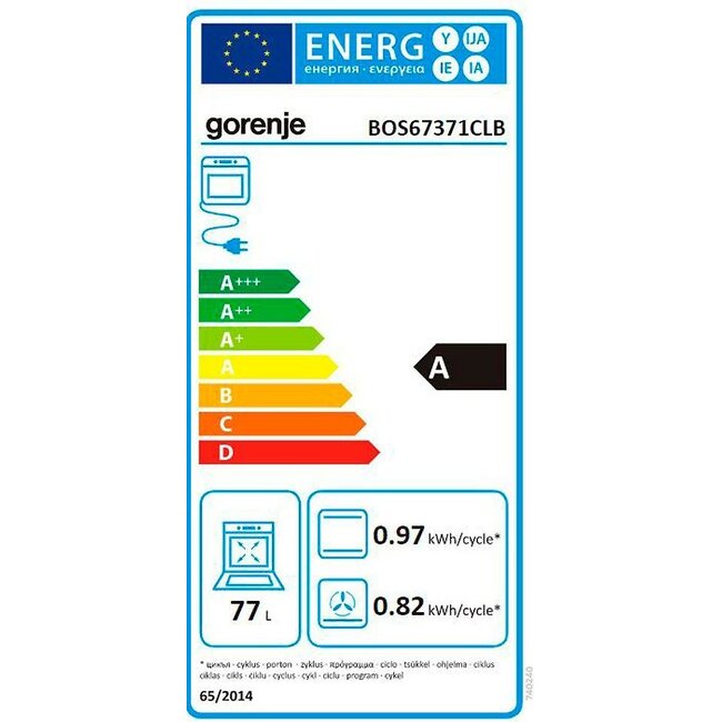 Gorenje BOS67371CLI | Inbouw oven | Retro | Creme