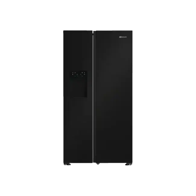Bauknecht SBS IW E90 | Amerikaanse koelkast | Zwart | E