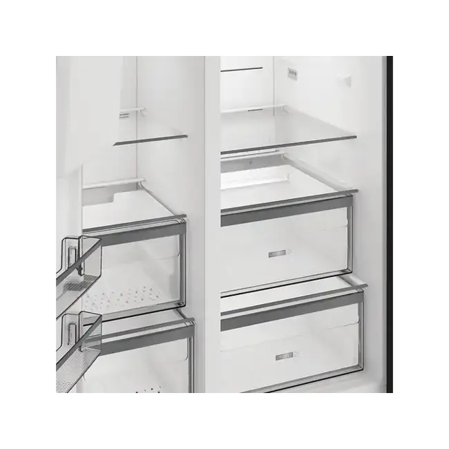 Bauknecht SBS IW E90 | Amerikaanse koelkast | Zwart | E