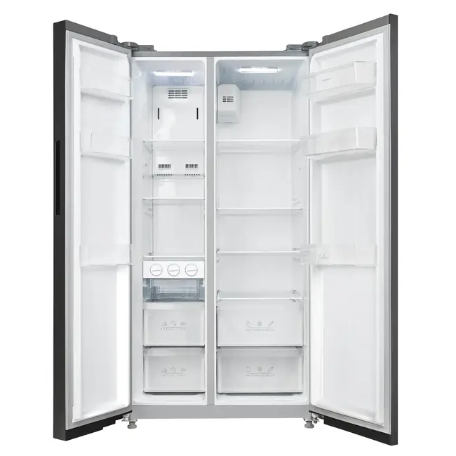 Inventum SKV0178B | Amerikaanse koelkast | Zwart | D
